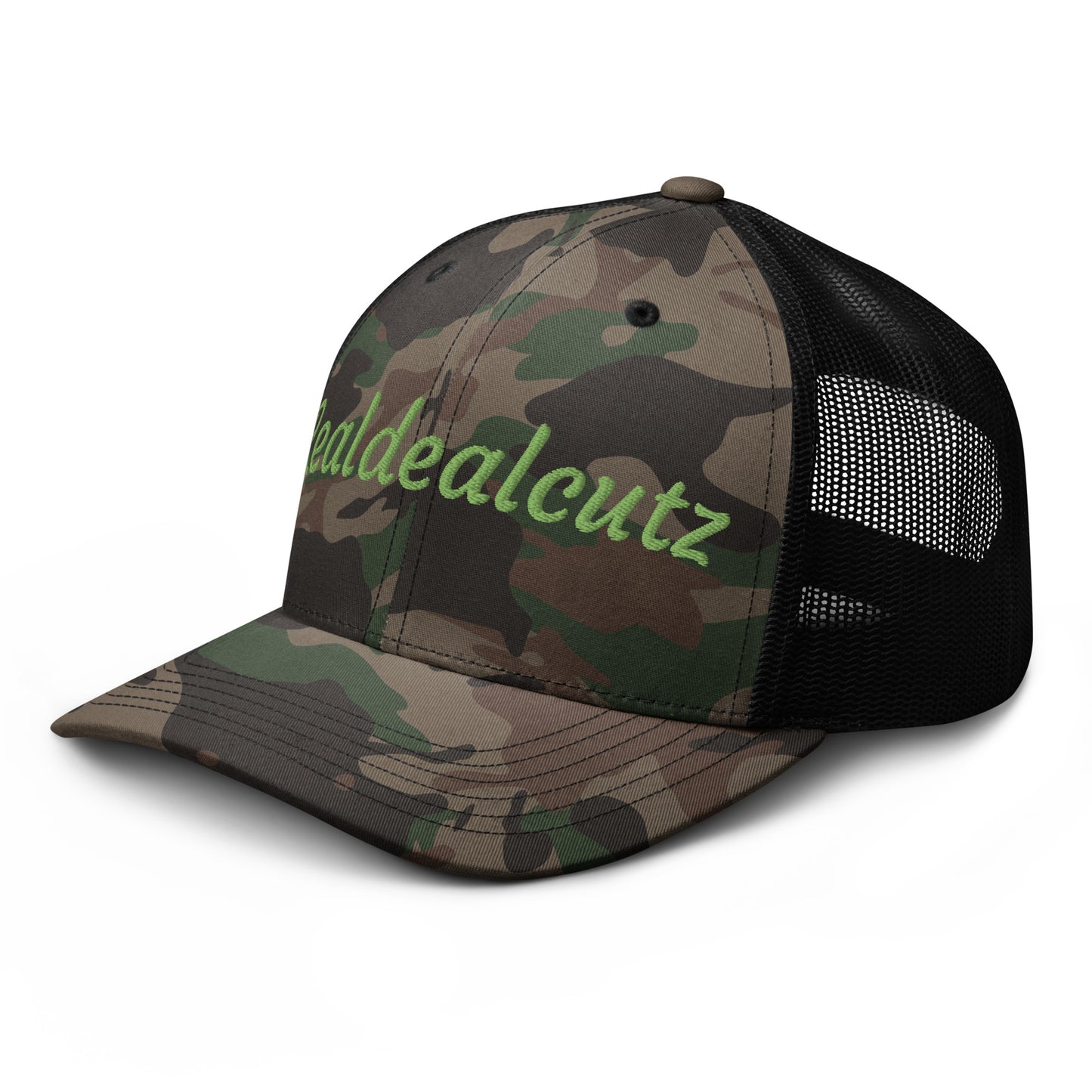 Realdealcutz Camouflage trucker hat