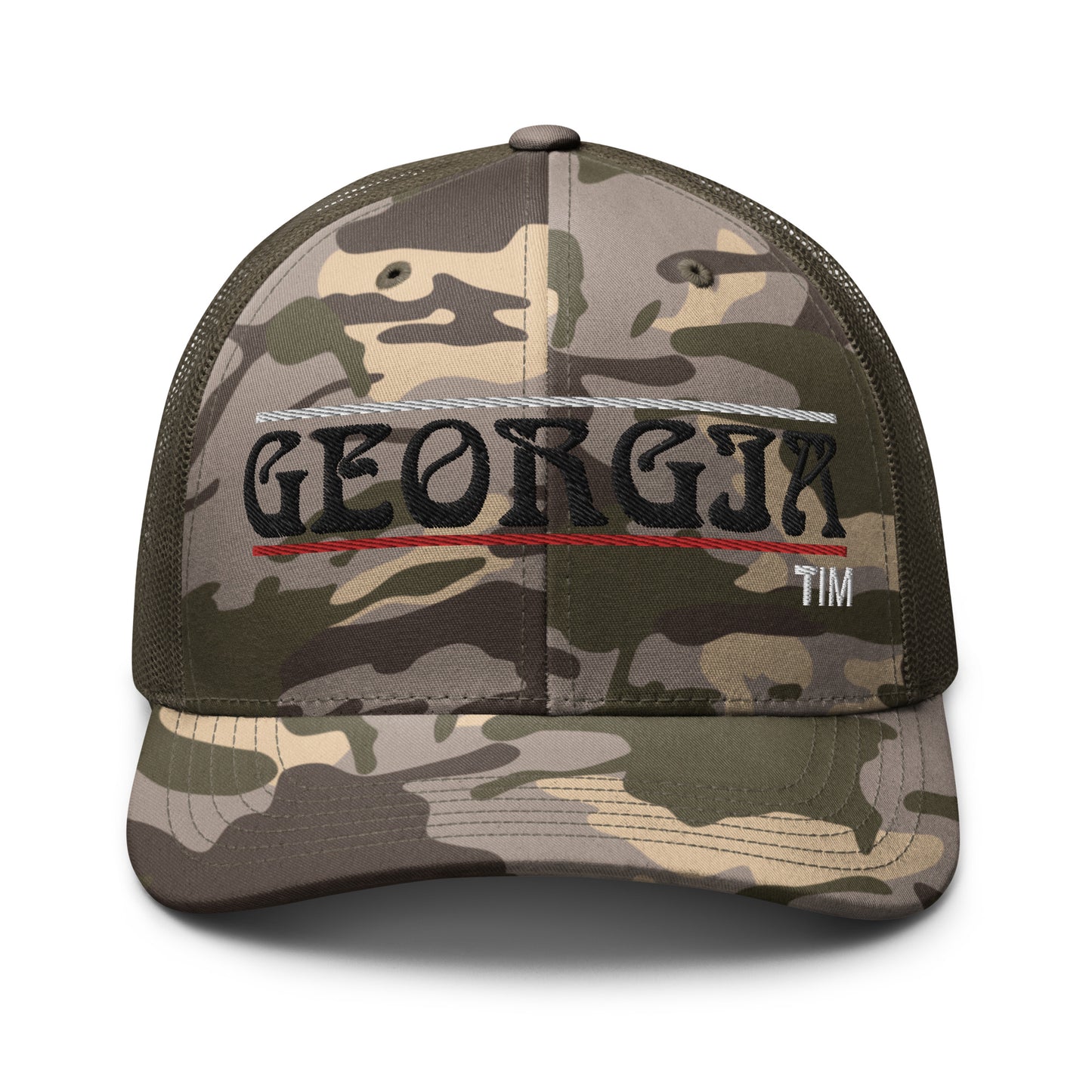 GEORGIA Camouflage trucker hat